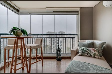 Varanda da Sala de apartamento para alugar com 2 quartos, 84m² em Parque Reboucas, São Paulo