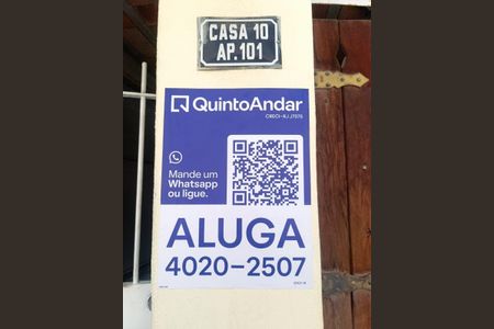 Casa de condomínio para alugar com 49m², 1 quarto e sem vaga Casa de condomínio para alugar com 49m², 1 quarto e sem vagaPlaca