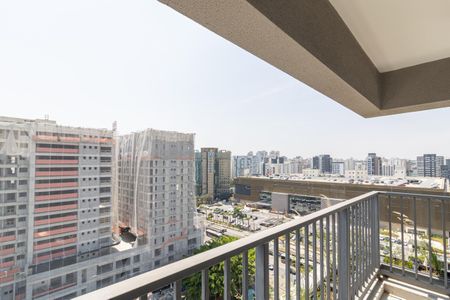 Varanda da Sala de apartamento à venda com 1 quarto, 74m² em Indianópolis, São Paulo