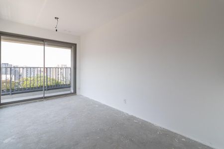 Sala de apartamento à venda com 1 quarto, 74m² em Indianópolis, São Paulo