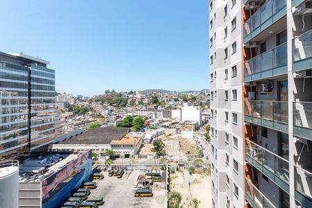 Varanda da Sala de apartamento para alugar com 2 quartos, 44m² em Santo Cristo, Rio de Janeiro
