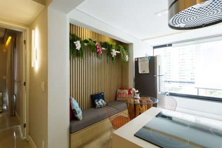 Sala de apartamento para alugar com 1 quarto, 50m² em Vila Olímpia, São Paulo