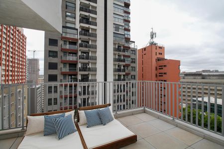 Varanda de apartamento para alugar com 1 quarto, 80m² em Jardim Paulista, São Paulo