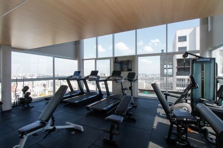 Apartamento para alugar com 80m², 1 quarto e 1 vaga Apartamento para alugar com 80m², 1 quarto e 1 vagaÁrea Comum - Academia