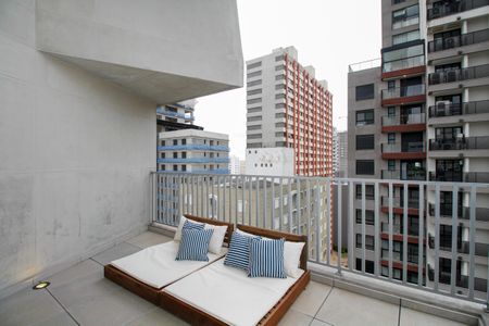 Varanda de apartamento para alugar com 1 quarto, 80m² em Jardim Paulista, São Paulo