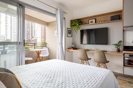 Foto 01 de apartamento à venda com 1 quarto, 25m² em Jardim das Acacias, São Paulo