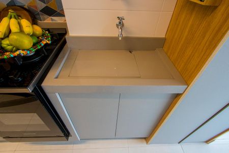 Apartamento à venda com 76m², 2 quartos e 2 vagas Apartamento à venda com 76m², 2 quartos e 2 vagasCozinha/Área de serviço