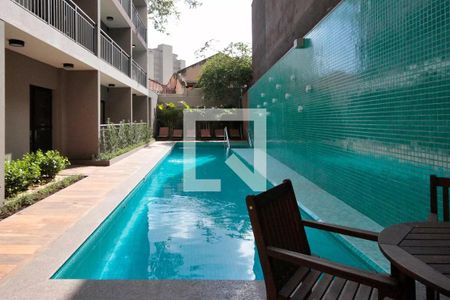 Studio para alugar com 26m², 1 quarto e sem vaga Studio para alugar com 26m², 1 quarto e sem vagaPiscina
