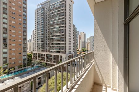 Varanda de apartamento à venda com 1 quarto, 32m² em Itaim Bibi, São Paulo