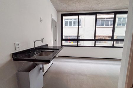 Sala/Cozinha de apartamento para alugar com 1 quarto, 24m² em Cerqueira César, São Paulo