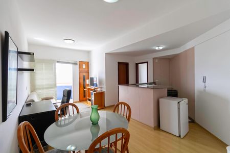 Sala/Cozinha de apartamento à venda com 1 quarto, 48m² em Funcionários, Belo Horizonte