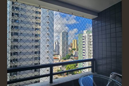 Varanda da Sala de apartamento para alugar com 3 quartos, 95m² em Pituba, Salvador