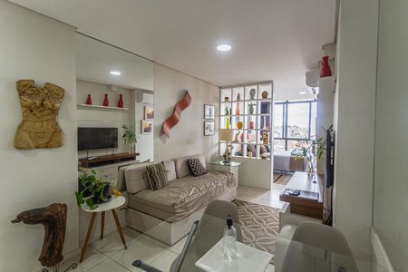 Sala de apartamento à venda com 1 quarto, 40m² em Centro, Belo Horizonte