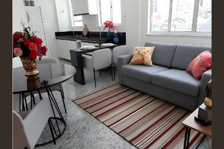 Sala de apartamento para alugar com 1 quarto, 45m² em Savassi, Belo Horizonte