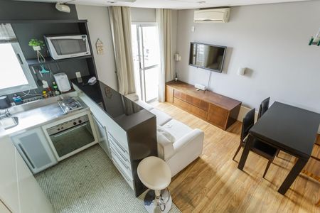 Sala de apartamento para alugar com 1 quarto, 76m² em Itaim Bibi, São Paulo