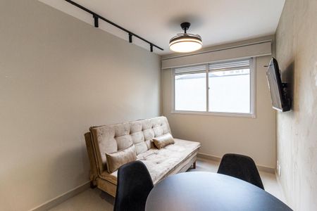 Sala de apartamento para alugar com 1 quarto, 31m² em República, São Paulo