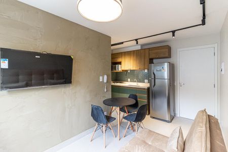 Sala de apartamento para alugar com 1 quarto, 31m² em República, São Paulo