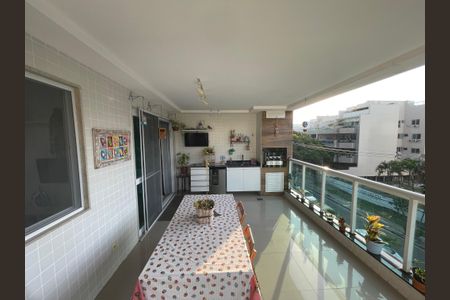 Varanda gourmet de apartamento à venda com 3 quartos, 109m² em Recreio dos Bandeirantes, Rio de Janeiro
