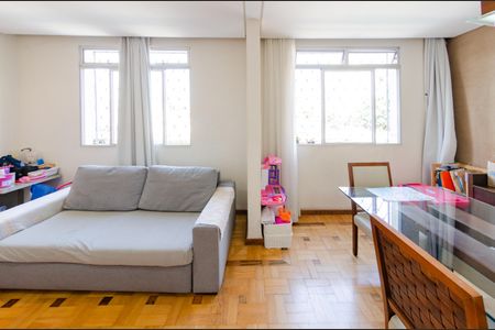 Sala de apartamento à venda com 3 quartos, 116m² em Gutierrez, Belo Horizonte