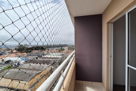 Varanda da Sala de apartamento para alugar com 2 quartos, 56m² em Conjunto Residencial Pombeva, São Bernardo do Campo