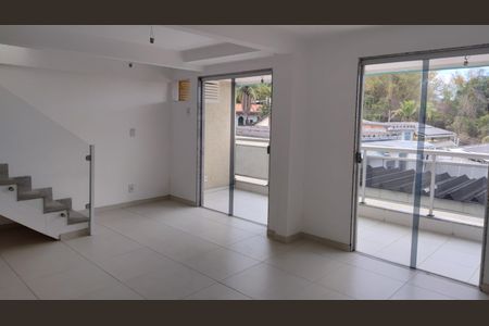 Sala de apartamento à venda com 4 quartos, 198m² em Pechincha, Rio de Janeiro