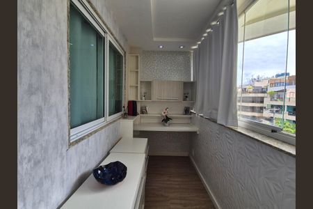 Varanda da Sala de apartamento à venda com 3 quartos, 122m² em Recreio dos Bandeirantes, Rio de Janeiro
