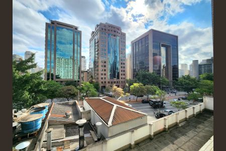 Vista da Sala de apartamento à venda com 1 quarto, 36m² em Itaim Bibi, São Paulo