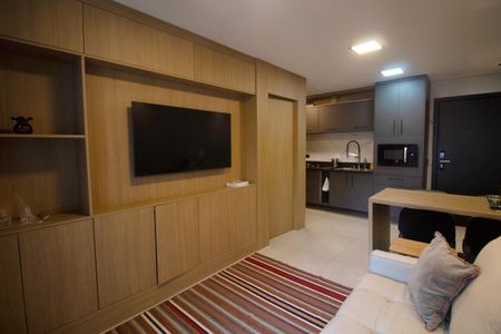 Sala de apartamento à venda com 1 quarto, 50m² em Jardim Paulista, São Paulo