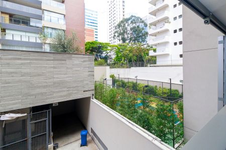 Vista da Varanda de kitnet/studio à venda com 0 quarto, 24m² em Brooklin, São Paulo
