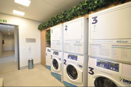 Studio à venda com 26m², 1 quarto e sem vagaLavanderia