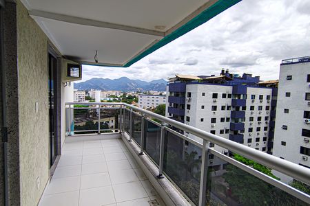 Sala - varanda de apartamento à venda com 4 quartos, 198m² em Pechincha, Rio de Janeiro