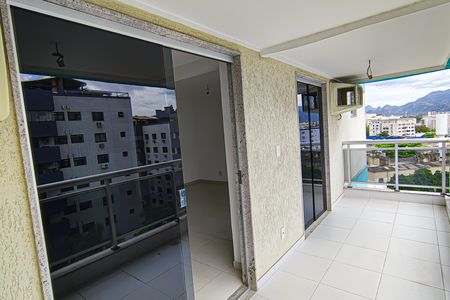 Sala - varanda de apartamento à venda com 4 quartos, 198m² em Pechincha, Rio de Janeiro