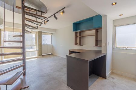 Sala de apartamento para alugar com 1 quarto, 69m² em Jardins, São Paulo