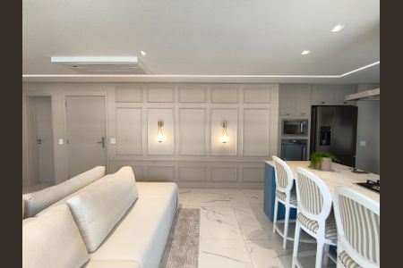 Sala  de apartamento à venda com 3 quartos, 123m² em Jardim Aurelia, São Paulo