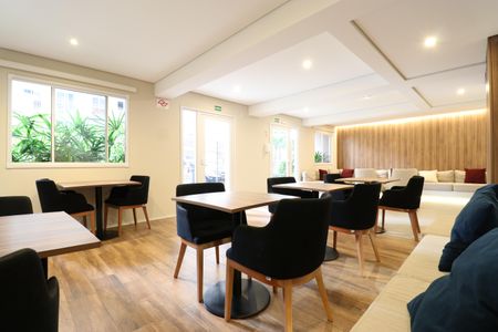 Apartamento para alugar com 31m², 1 quarto e sem vagaÁrea comum - Salão de festas