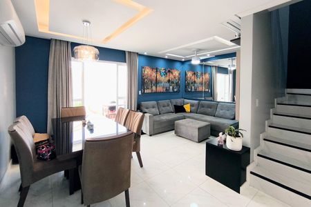 Sala de casa de condomínio à venda com 3 quartos, 118m² em Cidade Nova, Jundiaí