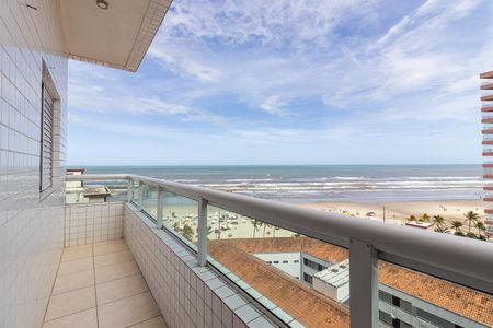 Varanda da Sala de apartamento para alugar com 3 quartos, 85m² em Vila Assuncao, Praia Grande