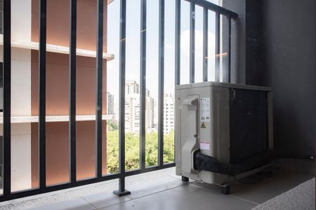 Studio à venda com 27m², 1 quarto e sem vagaVaranda