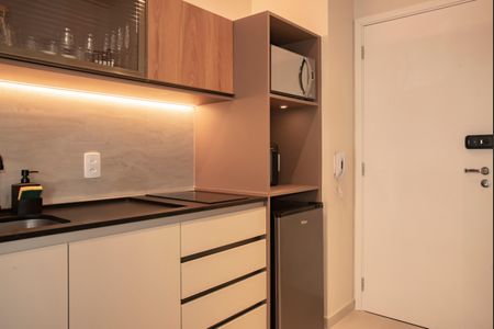 Studio à venda com 27m², 1 quarto e sem vagaCozinha