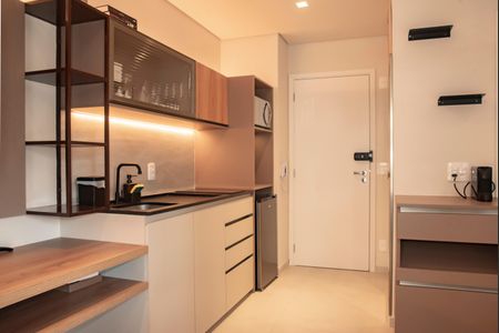 Studio à venda com 27m², 1 quarto e sem vagaCozinha