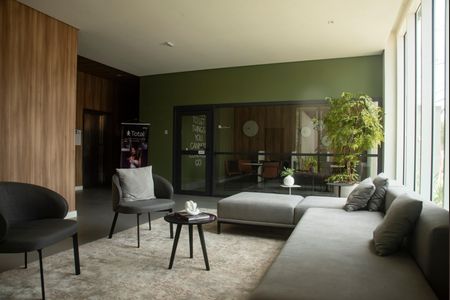 Studio à venda com 27m², 1 quarto e sem vagaHall social