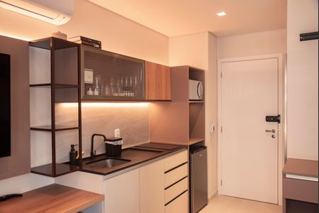 Studio à venda com 27m², 1 quarto e sem vagaCozinha