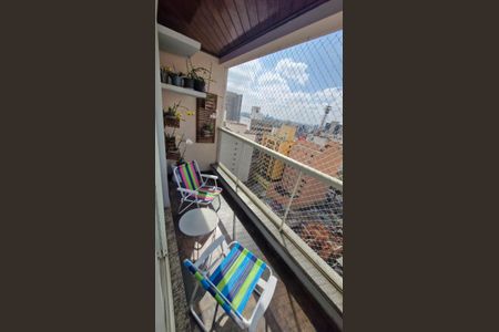 Varanda da Sala de apartamento à venda com 3 quartos, 180m² em Vila Bastos, Santo André