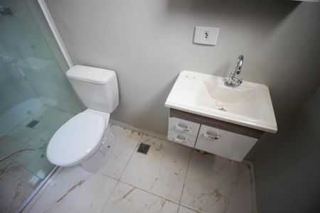 Casa de condomínio para alugar com 59m², 2 quartos e 1 vagaBanheiro 1