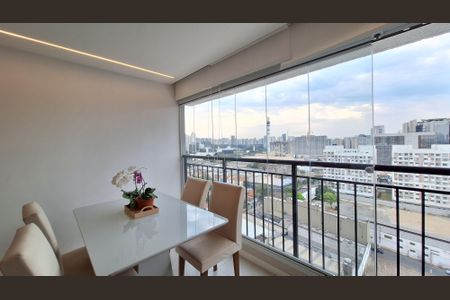 Varanda de apartamento à venda com 2 quartos, 53m² em Barra Funda, São Paulo