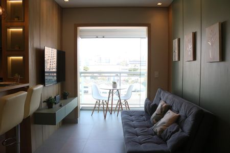 Sala de apartamento à venda com 1 quarto, 46m² em Várzea da Barra Funda, São Paulo