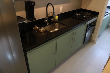 Apartamento à venda com 46m², 1 quarto e 1 vagaCozinha