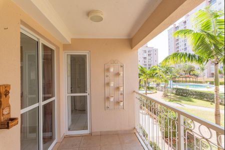 Sacada da Sala de apartamento para alugar com 3 quartos, 76m² em Jardim São Vicente, Campinas