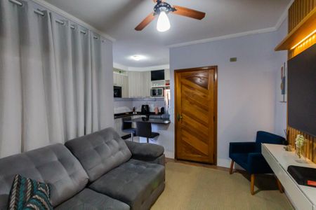 Sala de apartamento para alugar com 2 quartos, 56m² em Jardim Santo Alberto, Santo André