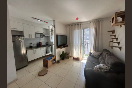 Sala de apartamento para alugar com 2 quartos, 55m² em Vila Augusta, Guarulhos